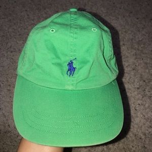 Green polo hat